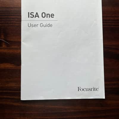 Focusrite ISA One Desktop Mic Preamp 2008 - Present - Blue image 10