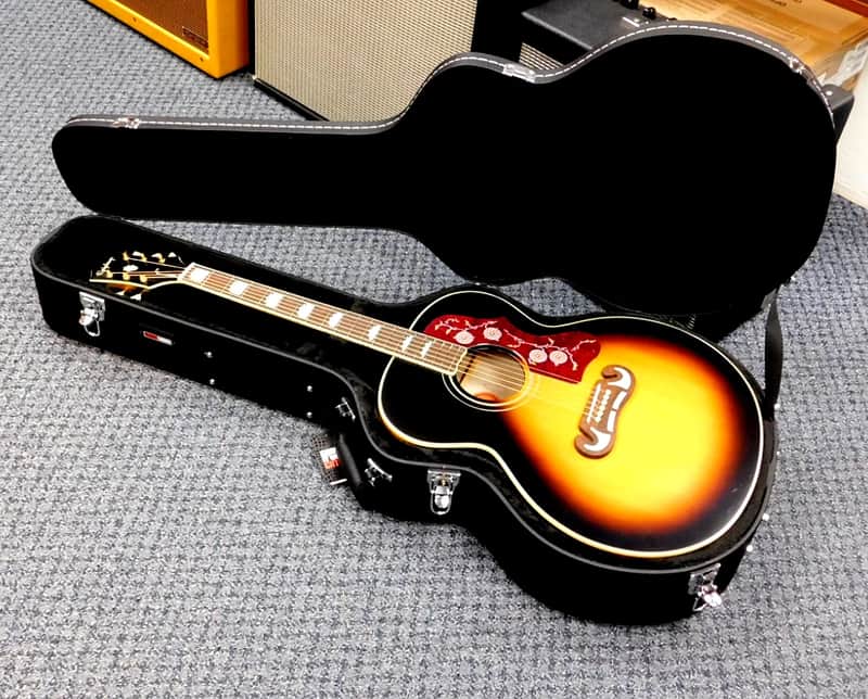 2022 Epiphone Inspired by Gibson J-200 Acoustic-Electric Guitar w/Case! Aged Vintage Sunburst! VERY NICE!!! image 1