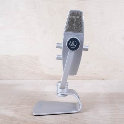 AKG Lyra Multipattern USB Condenser Microphone Dark Blue / Silver w/ Cable image 5