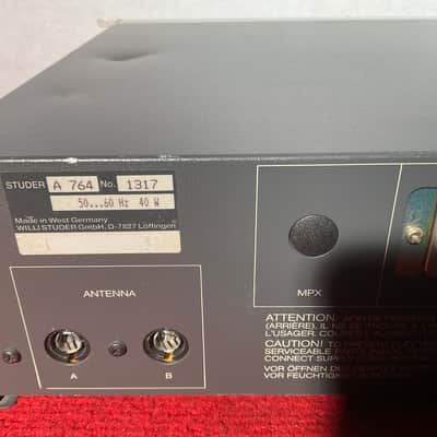 Studer A 764 FM TUNER image 13