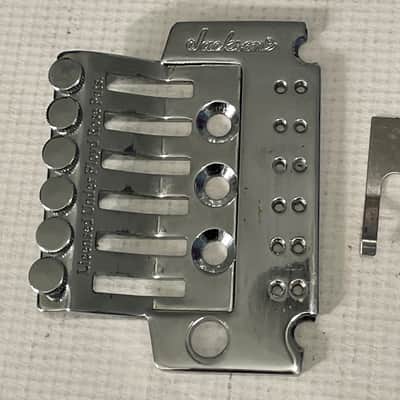 2000's Japan Jackson Licensed JT-580LP Low Profile Floyd Rose Tremolo Bridge Chrome Base Plate image 3