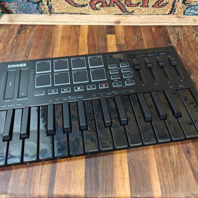 Donner DMK-25 MIDI Keyboard 2020s - Black image 1