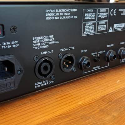 Epifani UL-502 Bass Amp, Two Channels image 8