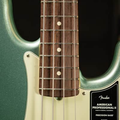 Fender American Professional II Precision Bass - Mystic Surf Green with Hardshell Case image 8