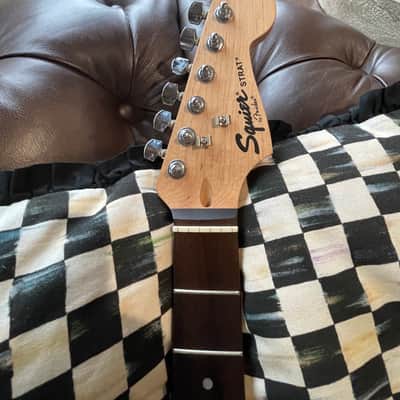 Flamed Squier Stratocaster Neck Rosewood image 9