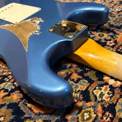 Fender Custom Shop '60 Heavy Relic Stratocaster 2022 Lake Placid Blue image 13
