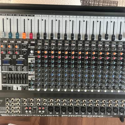 Behringer Europower PMP6000 1600-Watt 20-Channel Powered Mixer