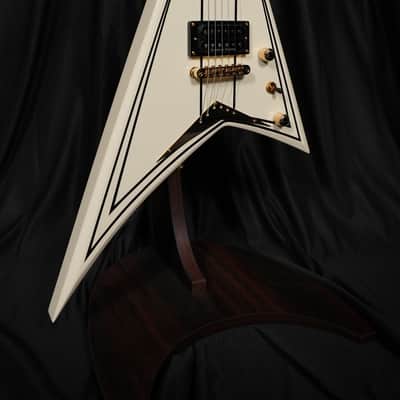 Jackson Pro Series RRT-3 Rhoads 2026 Ivory with Black Pinstripes image 6