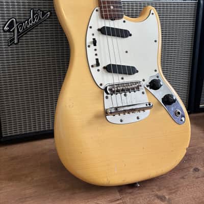 1974 Fender Mustang Olympic White (Video Demo) image 1