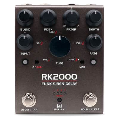 New Keeley RK2000 Funk Siren Delay Guitar Effects Pedal image 1