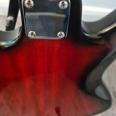 Teisco Audition 1960s Closet Classic near mint time warp condition - Dark Red burst image 7