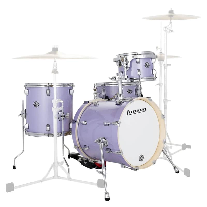 Ludwig Breakbeats Questlove 16-10-13+13po Lilac Sparkle Shell image 1