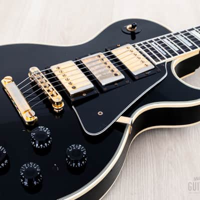 1981 Gibson Les Paul Custom Black Beauty 3 Pickup Ebony w/ Tim Shaw & T Tops, Case image 6