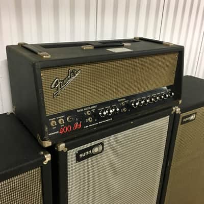 Fender 400-ps c 1969 original vintage USA 500 watt all tube monster bass guitar amplifier image 4