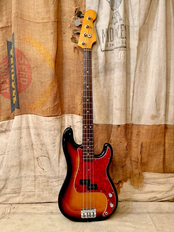 Fender MIJ '62 Reissue Precision Bass 1989 - 3 Tone Sunburst image 1