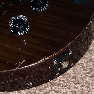 Epiphone Les Paul Special Bass Trans black Flame top electric guitar image 4