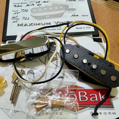 ThroBak Pikckups T59 MXV Telecaster Pickup Set Unaged image 4