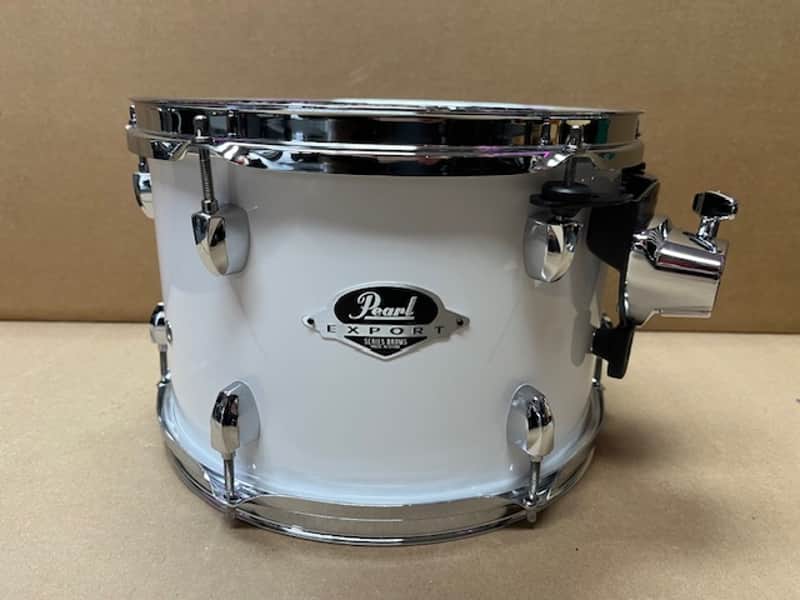 Pearl Export Series 12"x8" Rack Tom W/ Optimount - Pure White image 1