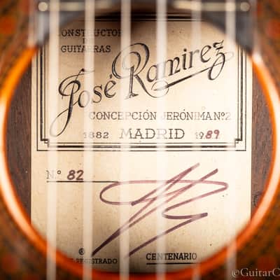 Jose Ramirez Centenario 1989 Classical Guitar | Cedar / Brazilian Rosewood | 665mm image 5