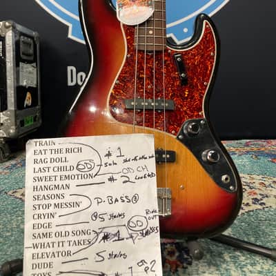 Fender AVRI Series - Tom Hamilton's Aerosmith, Sweet Emotion Video Jazz Bass, (#91) - Sunburst image 6