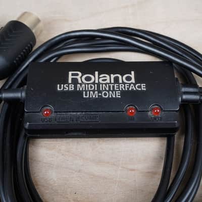 Roland UM-ONE mk2 USB MIDI Interface 2010s - Black image 2