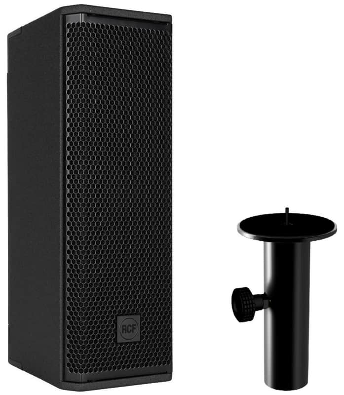 RCF NXL 14-A COMPACT 6" ACTIVE 2-Way Point Source Speaker 2100W + + RCF PM-KIT TT 515 Stand Adapter image 1
