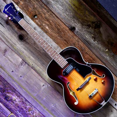 Eastman AR405-P90/TV Archtop - Truetone Vintage Sunburst w/ Gig Bag image 23