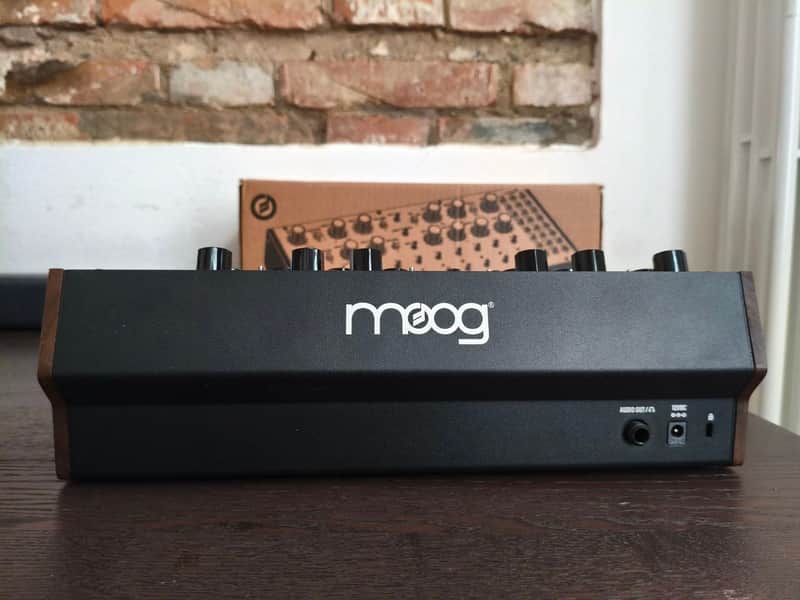 Moog DFAM Drummer From Another Mother Semi-Modular Analog Percussion Synthesizer 2018 - Present - Black/Wood image 1