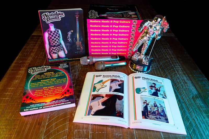 Nostalgia Bandit Auction Catalog: Featuring Stage-Used Music Memorabilia (NEW) image 1