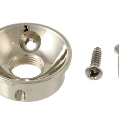 Electrosocket Jack Plate For Tele - NICKEL PLATED BRASS