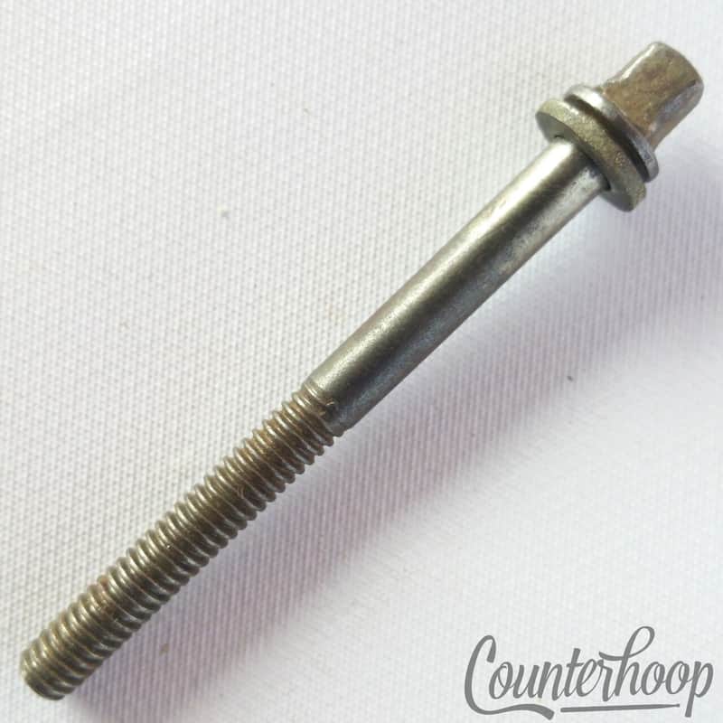 Slingerland 1x 2 3/8"T-Rod Radio King Snare Drum Tensioner Tom Nickel Vintage40s image 1