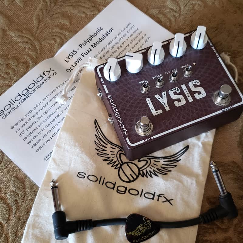 SolidGoldFX Lysis Octave-Down Fuzz Modulator image 1