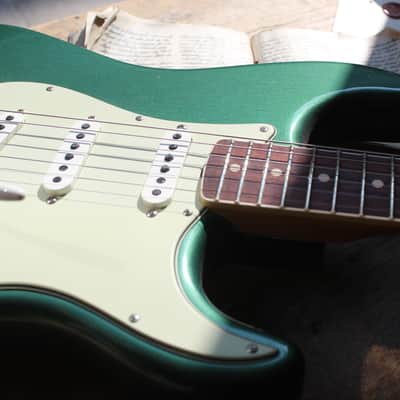 FENDER Custom Shop 1960 Strat Closet Classic Journeyman, Aged Sherwood Green Metallic, HARDCASE, 3, 60 KG image 2