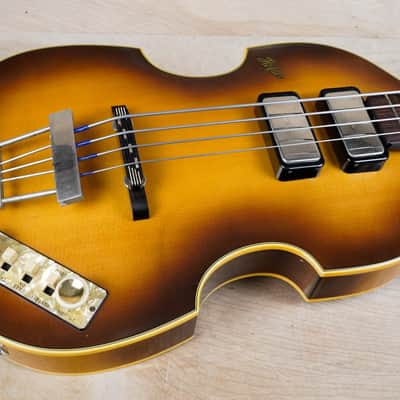 Hofner 500/1 ’61 Cavern Bass 2000 Sunburst Made in Germany Paul McCartney Style Reissue w/ Hard Case image 7