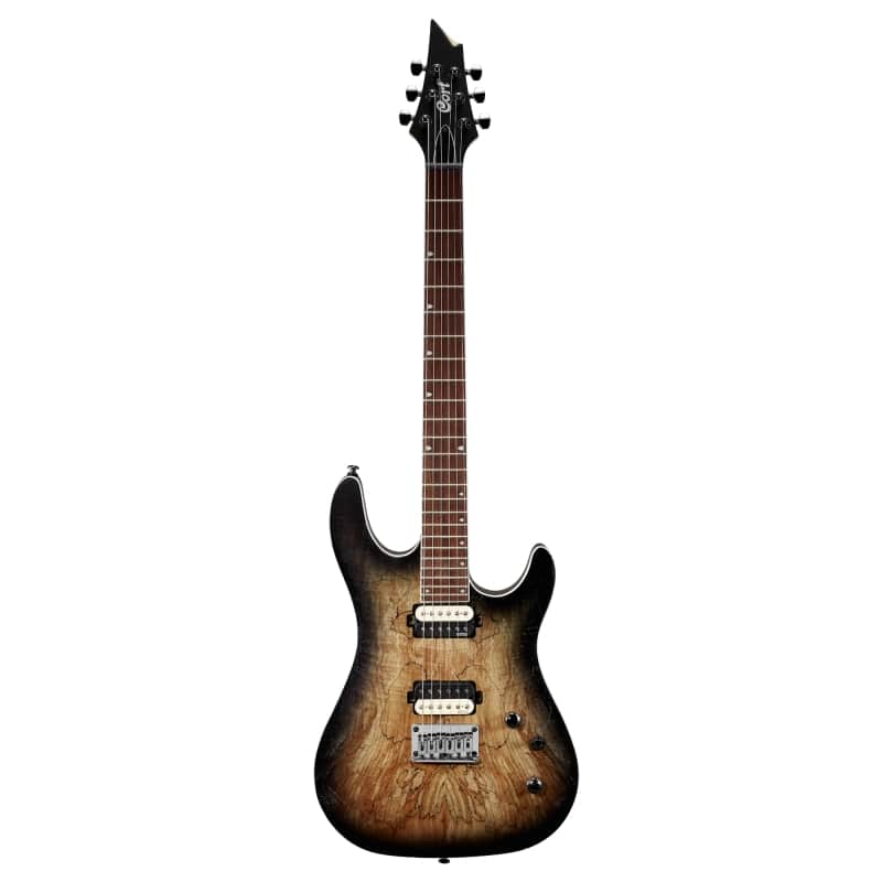 Cort KX300-OPRB Spalted Maple HH Open Pore Raw Burst 2018 image 1