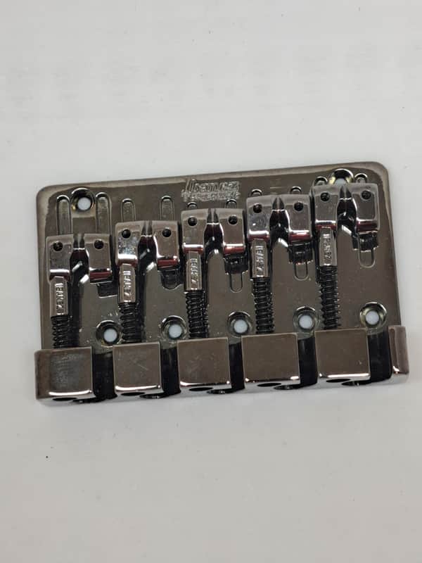 Ibanez B105 5-String Bass Bridge 2BB1B105K- US Patent 6133515- Cosmo Black- NOS Unused image 1