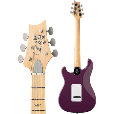PRS SE Silver Sky Electric, Summit Purple. Maple Fingerboard with Gig Bag image 9