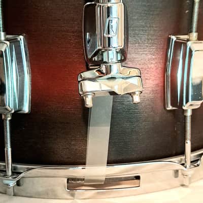 MP SPECIAL CUSTOM MAPLE SNARE DRUM Fresh - Crimson Ebony Satin image 6