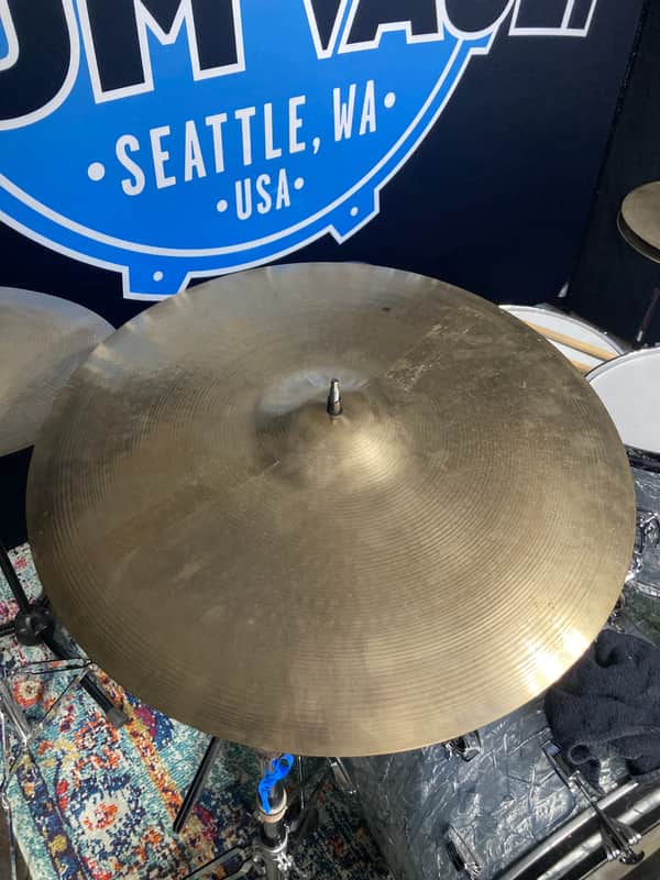 Zildjian - 20" A Ride Cymbal 2856g 1970's image 1