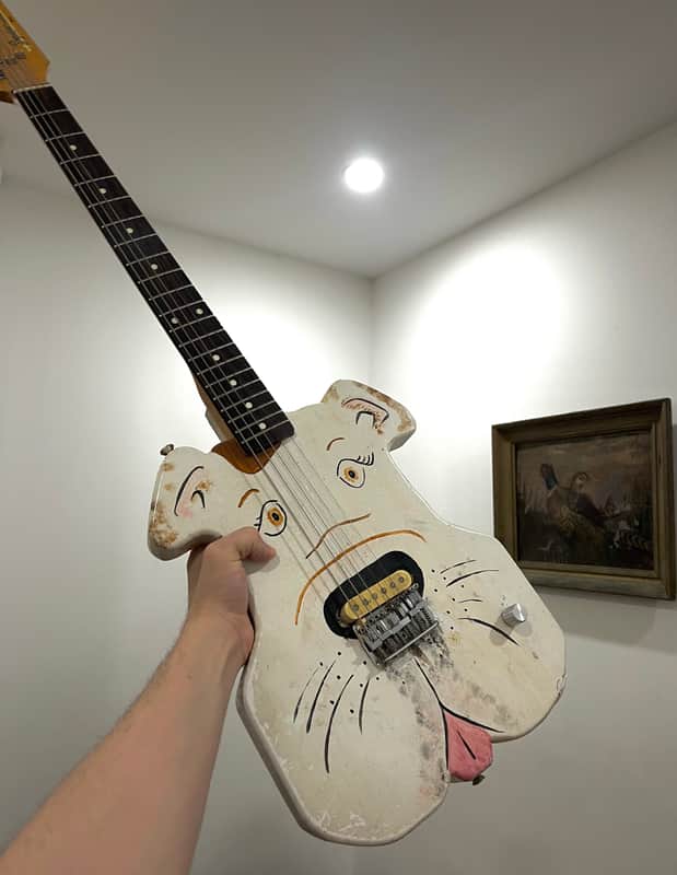 Vintage Dog! Short Scale - 1985 Squire katana Neck image 1
