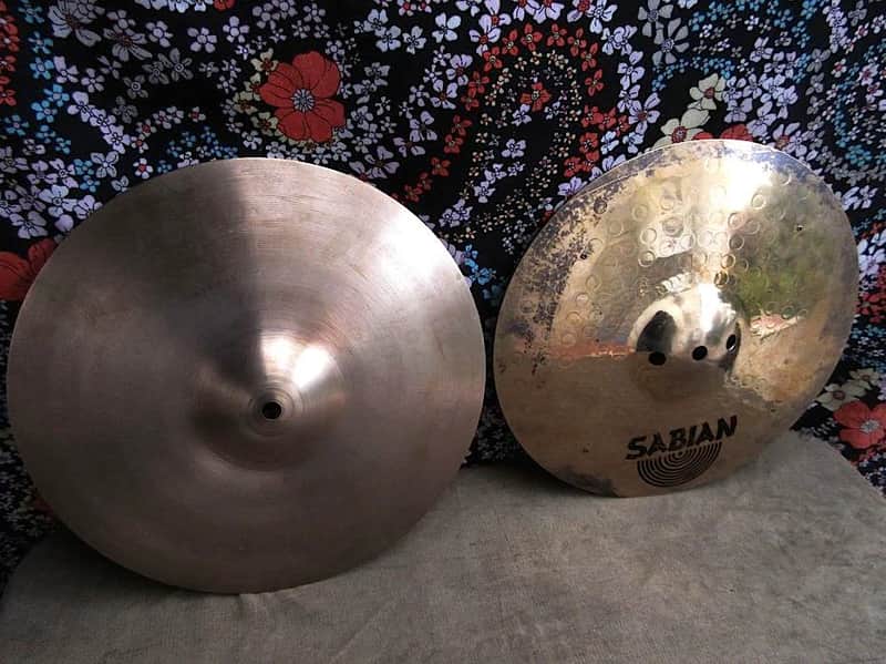 SABIAN AAX 13” Fusion Hi Hat usato. image 1