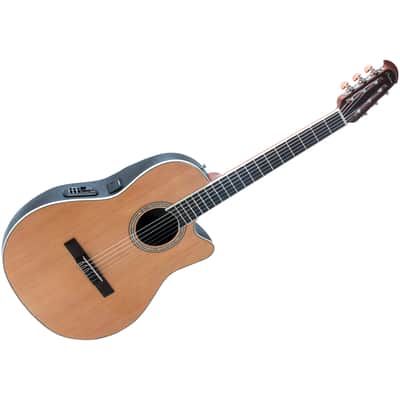 CS24C 4 G Classical Guitar Celebrity CS Standard Mid Cutaway Natural Ovation image 1