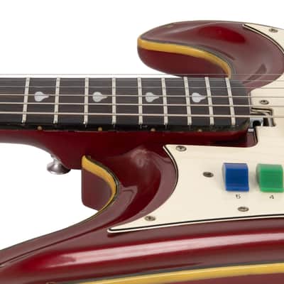 Vintage Teisco Spectrum 5 Red 1960s image 6