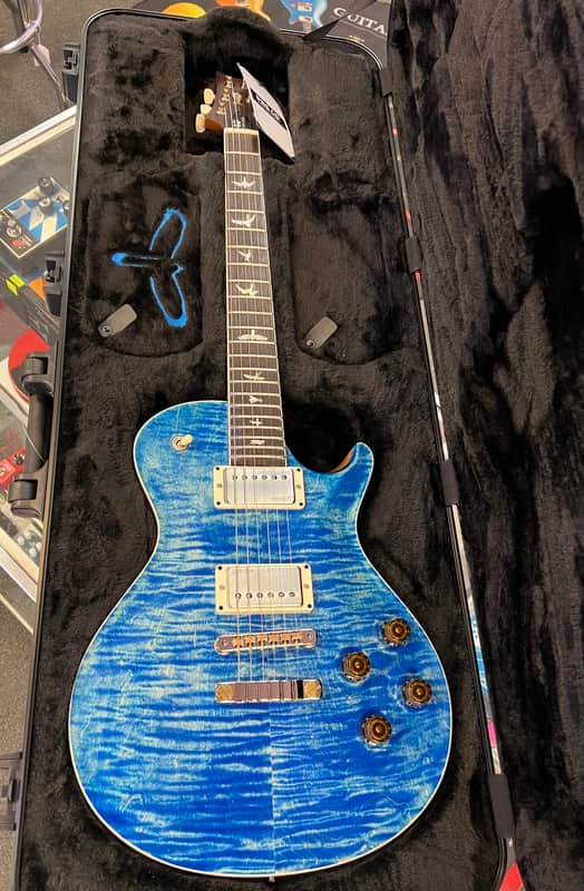 PRS 40th Anniversary McCarty SC56 Singlecut Electric Guitar, Faded Blue Jean with Case image 1