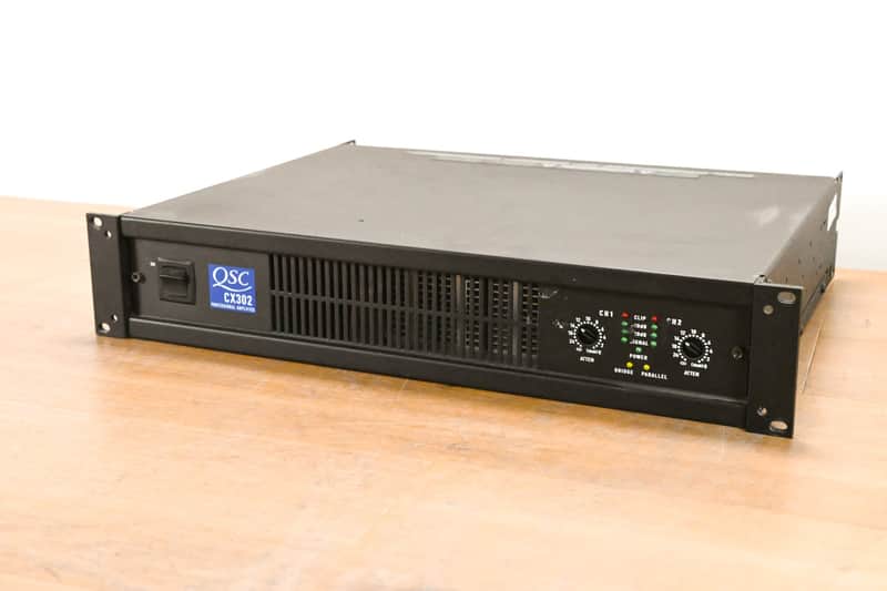 QSC CX302 2-Channel Power Amplifier CG0103G image 1