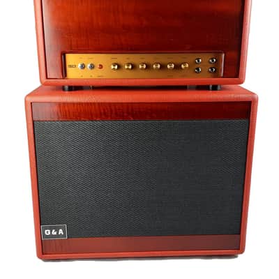 G&A Head Boutique RED JTM 45 + 1x12 RED Big Size V30 guitar Cabinet RED image 5