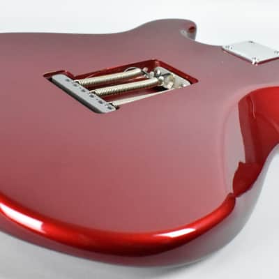 1980's Schecter "Strat" Style Electric Guitar Candy Apple Red w/HSC image 11