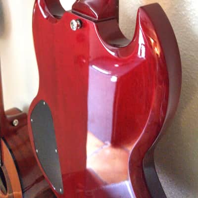 Epiphone SG, G-400 CH Transparent Cherry Gloss Red w/case image 8
