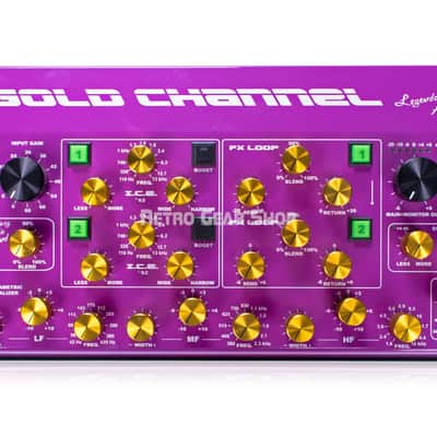 Legendary Audio  Gold Channel Microphone Preamp Channel Strip Purple image 2