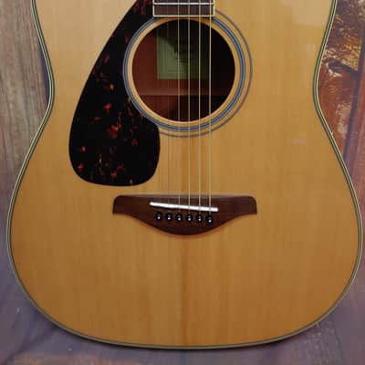 Yamaha FG820L Folk Acoustic Guitar Left-Handed 2010s - Natural image 2